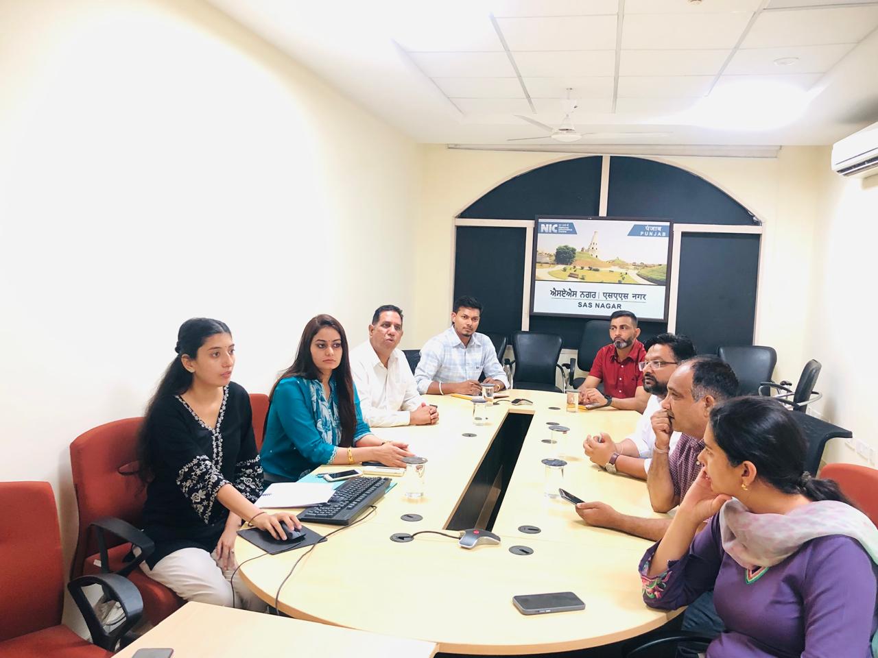 Second randomization successfully conducted at NIC for the upcoming Panchayat by-elections at SAS Nagar.